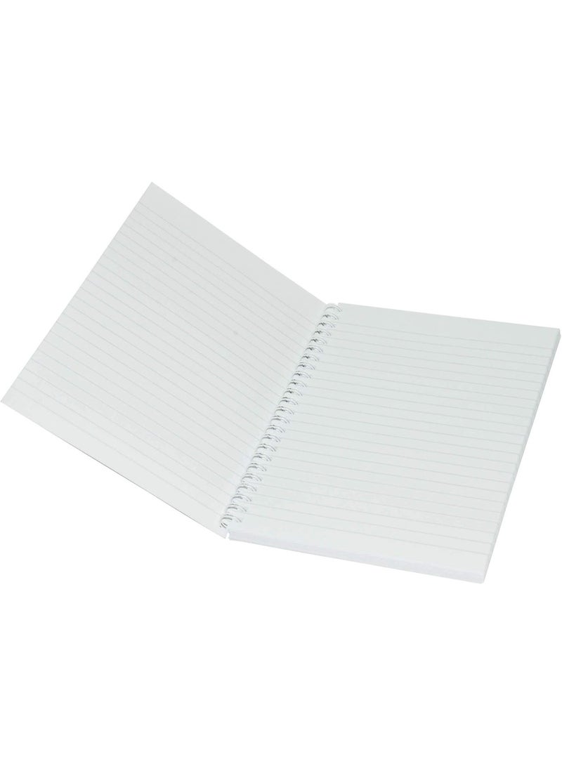 FIS LIGHT Spiral Soft Cover Notebook, A5 Size(14.8x21cm), Single Line Ruling, 100 Sheet, Pack of 10 Pieces - LINBA51608S - Image 3